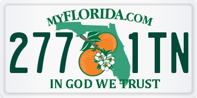 FL license plate 2771TN