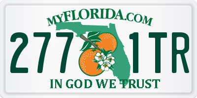 FL license plate 2771TR