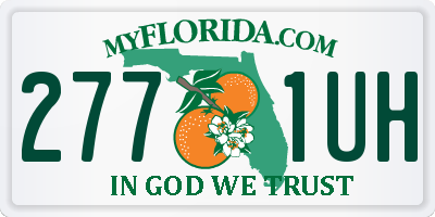 FL license plate 2771UH