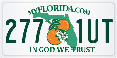 FL license plate 2771UT