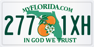 FL license plate 2771XH