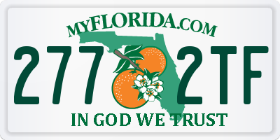 FL license plate 2772TF