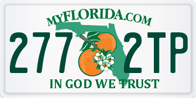 FL license plate 2772TP