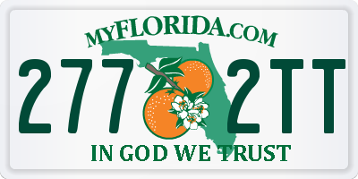 FL license plate 2772TT