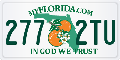FL license plate 2772TU