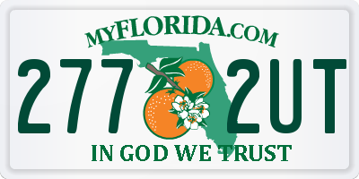 FL license plate 2772UT