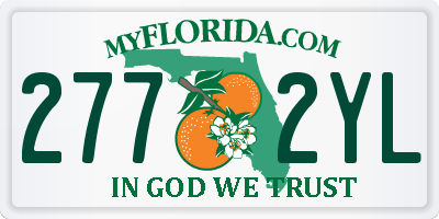 FL license plate 2772YL