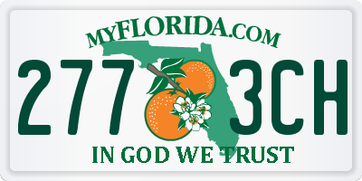FL license plate 2773CH