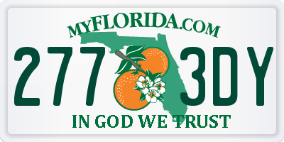 FL license plate 2773DY