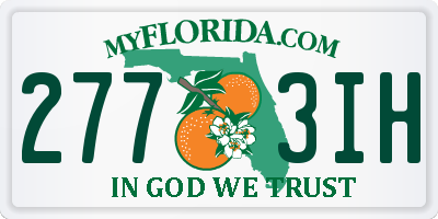 FL license plate 2773IH