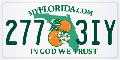 FL license plate 2773IY