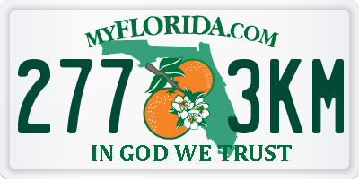 FL license plate 2773KM