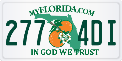 FL license plate 2774DI