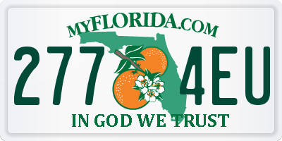 FL license plate 2774EU