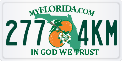 FL license plate 2774KM