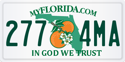 FL license plate 2774MA