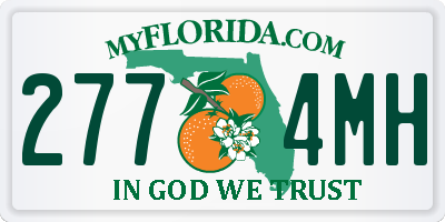 FL license plate 2774MH