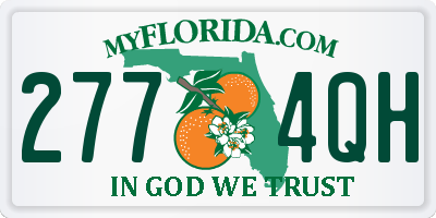 FL license plate 2774QH
