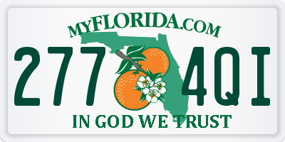 FL license plate 2774QI