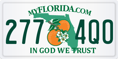 FL license plate 2774QO