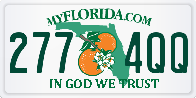 FL license plate 2774QQ