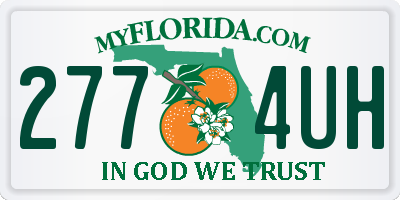 FL license plate 2774UH
