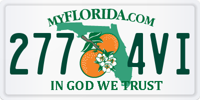 FL license plate 2774VI