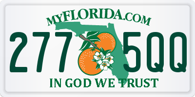 FL license plate 2775QQ