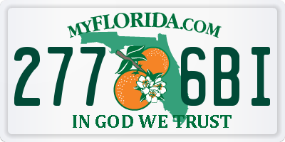 FL license plate 2776BI