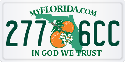FL license plate 2776CC