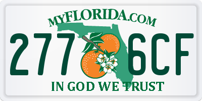 FL license plate 2776CF