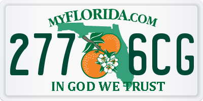 FL license plate 2776CG