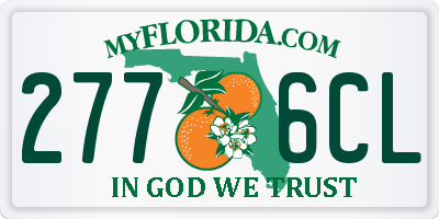 FL license plate 2776CL