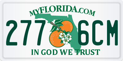 FL license plate 2776CM