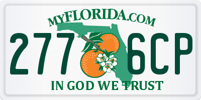 FL license plate 2776CP