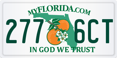 FL license plate 2776CT