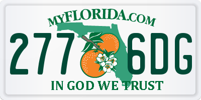FL license plate 2776DG