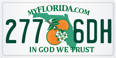 FL license plate 2776DH