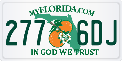 FL license plate 2776DJ