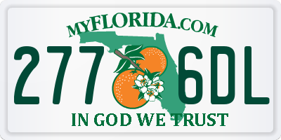 FL license plate 2776DL