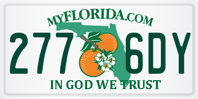 FL license plate 2776DY
