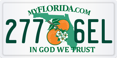 FL license plate 2776EL