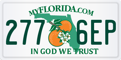 FL license plate 2776EP