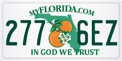 FL license plate 2776EZ