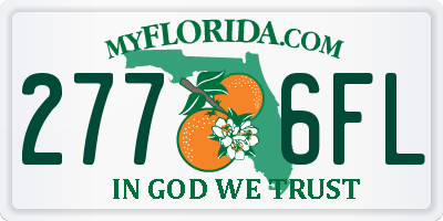 FL license plate 2776FL