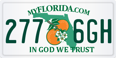 FL license plate 2776GH