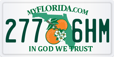 FL license plate 2776HM