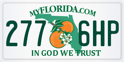 FL license plate 2776HP