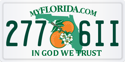 FL license plate 2776II