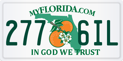 FL license plate 2776IL